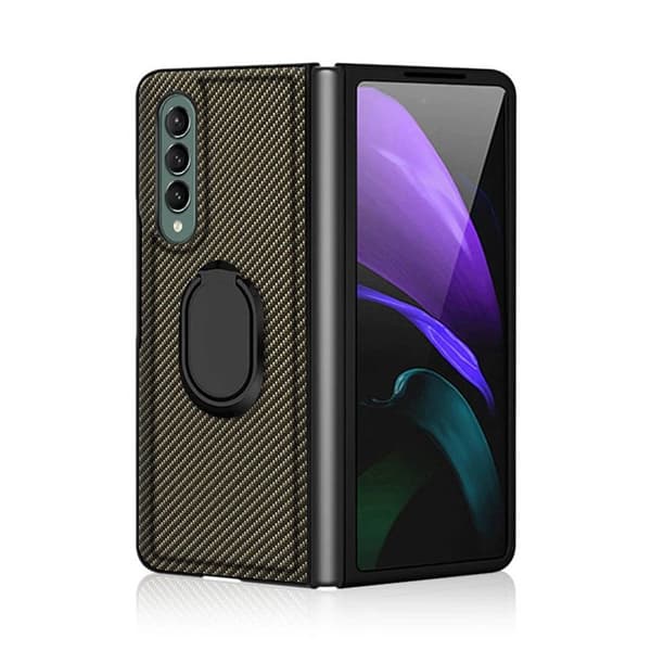 Carbon Ring Case Samsung Galaxy Z Fold 3 : Färg - Guld