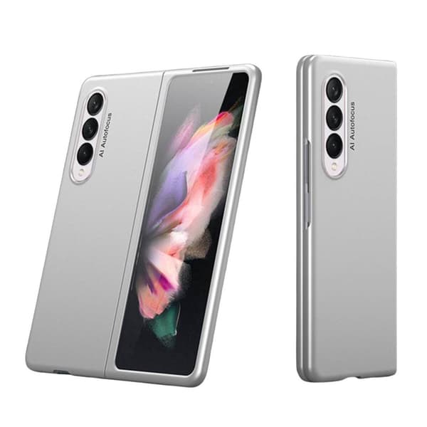 Kova kuori Samsung Galaxy Z Fold 3 : väri - hopea