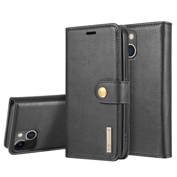 Mobil tegnebog DG-Ming 2i1 Apple iPhone 13 : farve - sort