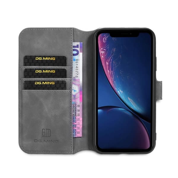 DG-Ming Wallet 3-kort Apple iPhone 13 : farve - Grå