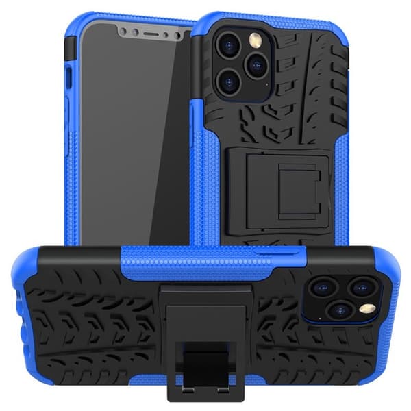 Stødtæt cover med stativ Apple iPhone 13 Pro (6.1") : farve - blå