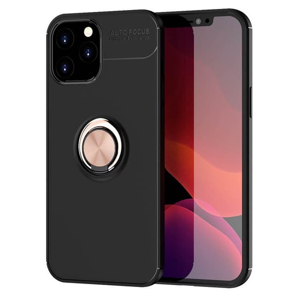 Slank ringveske Apple iPhone 13 Pro (6.1 ") : Farge - Svart / rosa