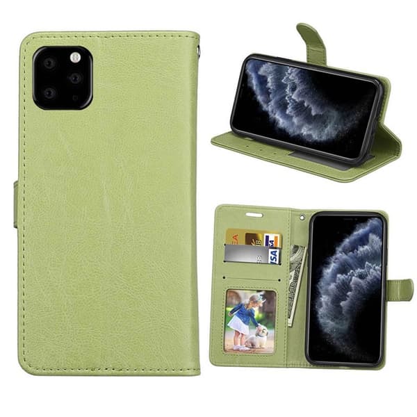 Mobil tegnebog 3-kort Apple iPhone 13 Pro (6.1") : farve - grøn
