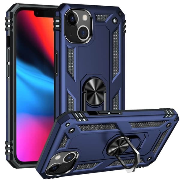 Sergeant Ring Cover Apple iPhone 13 : farve - blå
