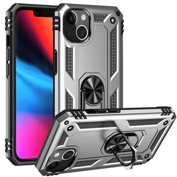 Sergeant Ring Cover Apple iPhone 13 : farve - sølv