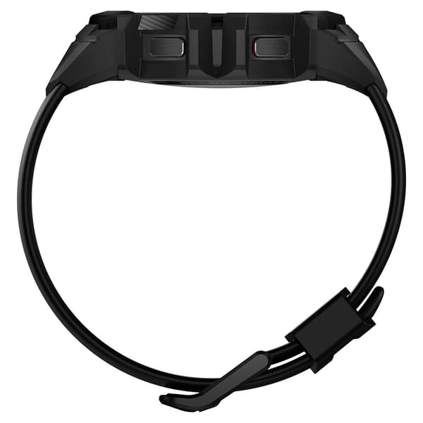 Spigen Samsung Galaxy Watch 4/5 44mm Cover med Armbånd Rugged Armor Pro Charcoal Gray
