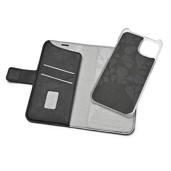 ONSALA COLLECTION Wallet Midnight Black iPhone 13