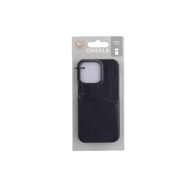 ONSALA Suojakuori Musta korttipaikalla iPhone 13 Pro
