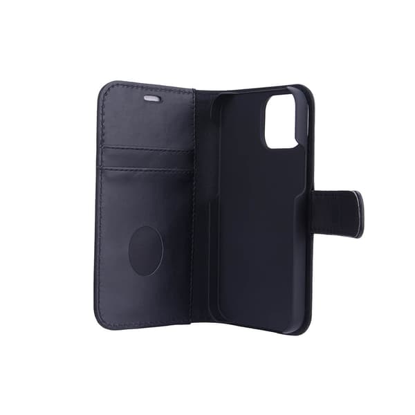 RADICOVER Strålingsbeskyttende Wallet Læder iPhone 13 Mini 2in1 Exclusive RFID Sort