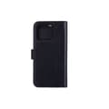 Pikkukuva 2 / 6: RADICOVER Strålningsskydd Mobilfodral Skinn iPhone 13 Pro 2in1 Magnetskal Svart RFID
