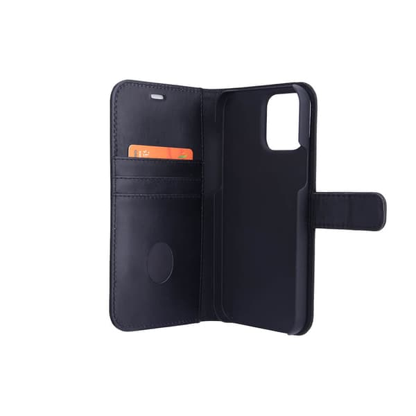 RADICOVER Strålingsbeskyttende Læder Cover iPhone 13 Pro Max 2i1 Exclusive RFID Sort