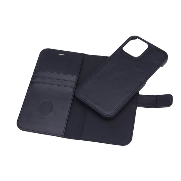 RADICOVER Strålingsbeskyttende Læder Cover iPhone 13 Pro Max 2i1 Exclusive RFID Sort