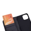 Miniatyrbillede 5 af 7: RADICOVER Strålingsbeskyttende Wallet PU iPhone 13 Mini Flipcover RFID Sort