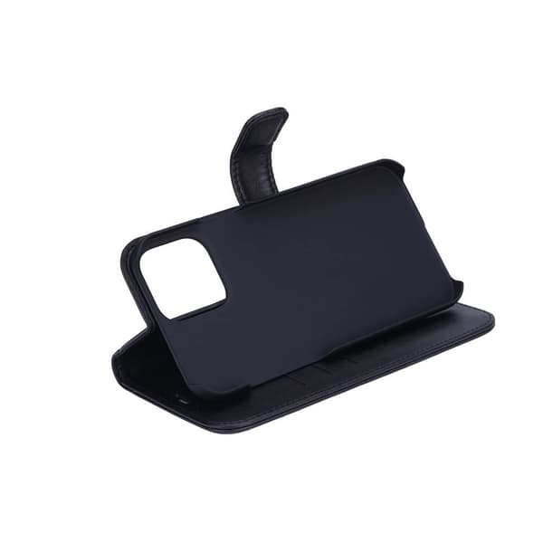 RADICOVER Strålingsbeskyttende Wallet PU iPhone 13 Pro Max Flipcover RFID Sort