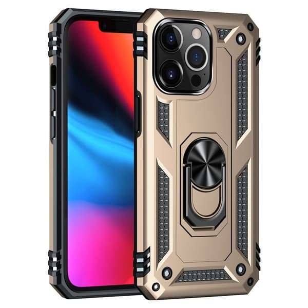 Sergeant ring deksel Apple iPhone 13 Pro : Farge - Gull