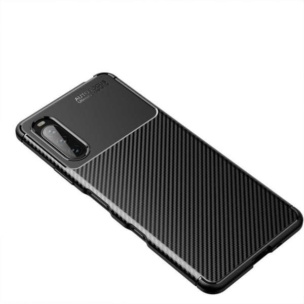 Xperia 10 III Iskunkestävä ohut kansi FullCarbon V4
