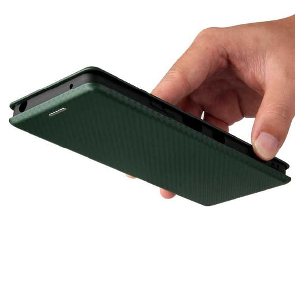 Xperia 1 III Flip Case -korttipaikka CarbonDreams Green