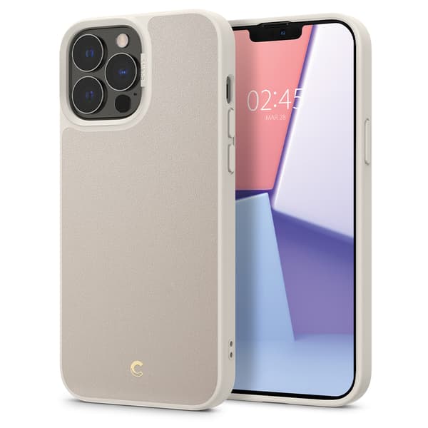 Cyrill iPhone 13 Pro Max Kuori Leather Brick Cream