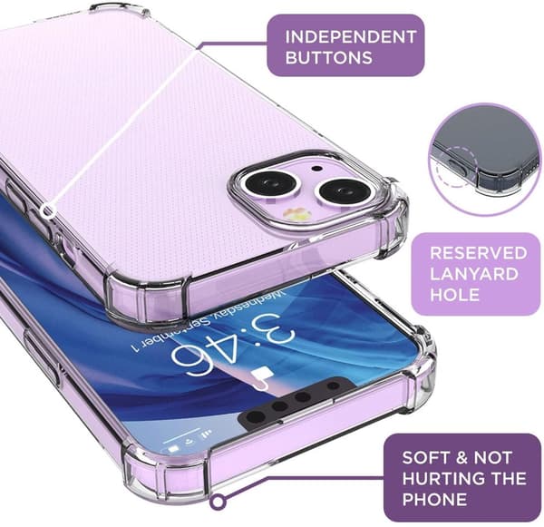 INF iPhone 13 mobildeksel TPU Transparent