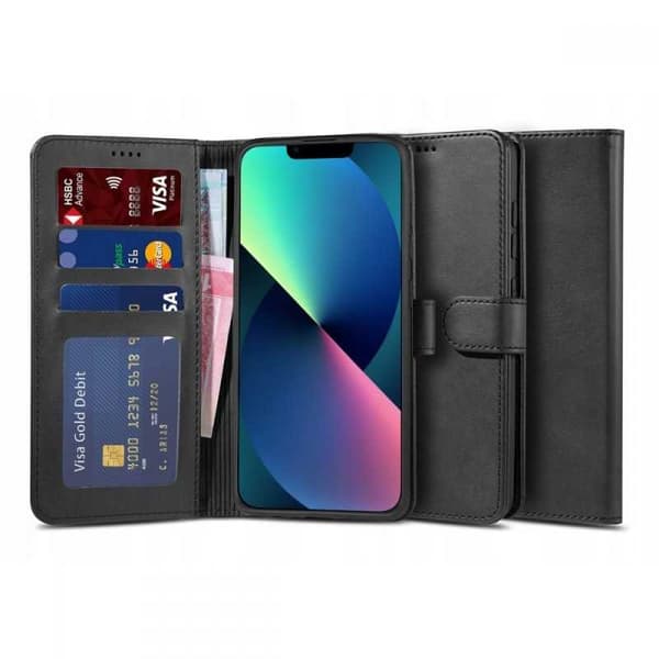iPhone 13 Pro Pung Etui PU Læder 4 RUMM