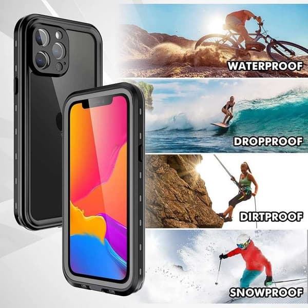 iPhone 13 Pro fuld dækning vandtæt premium cover - 2m