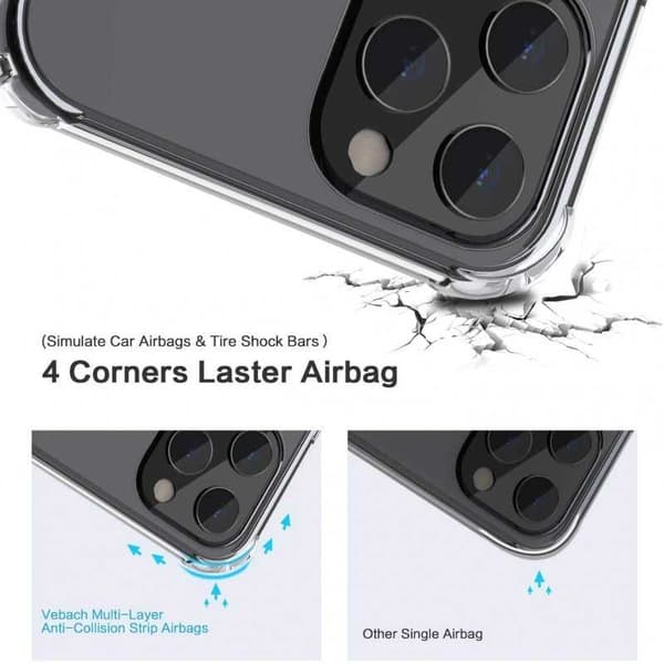 iPhone 13 Pro Max Shock Absorbering Silicone Shell Shockr