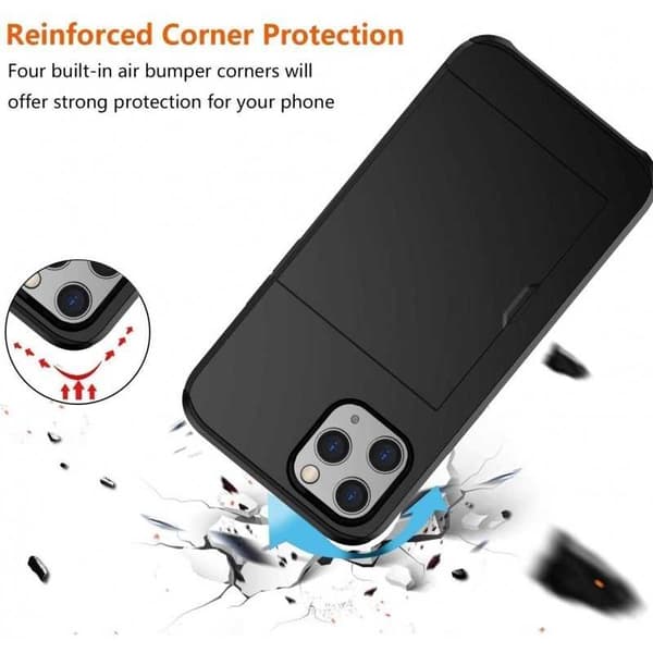 iPhone 13 Pro Max stødsikkert cover med kortrum