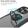 Miniatyrbillede 3 af 5: iPhone 13 Pro Max Praktisk stødsikkert cover med ringholder V4