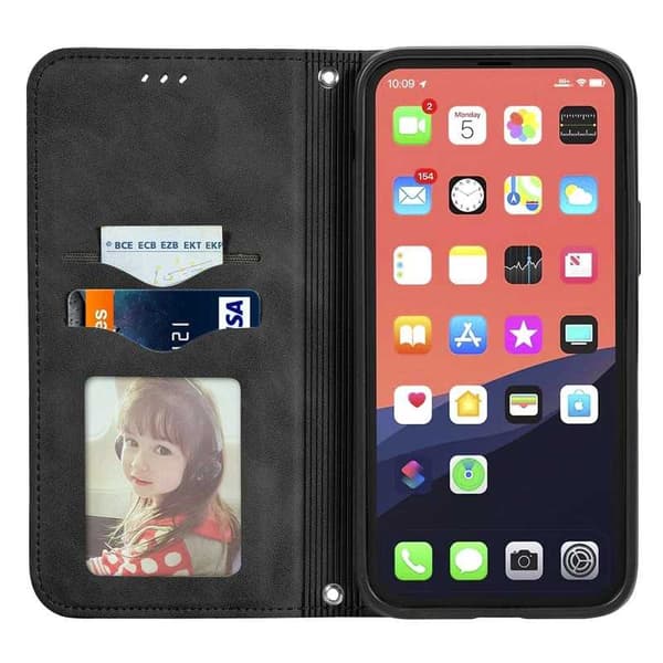 iPhone 13 Pro Max Flipfodral Kortfack Mocka
