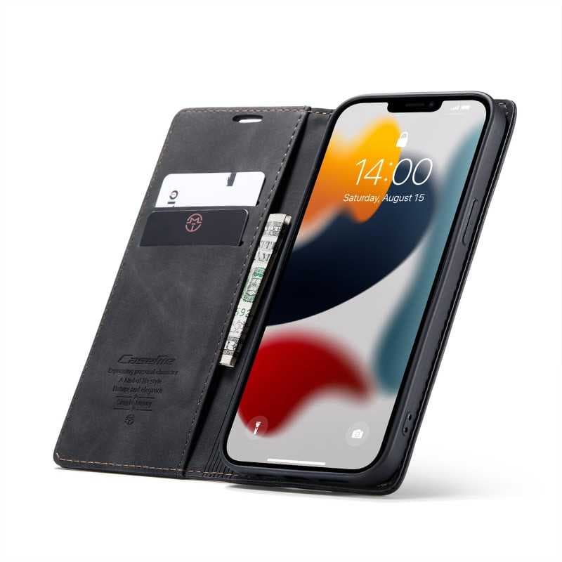 iPhone 13 Pro Max Exklusivt Elegant Flipfodral CaseMe® 3-FACK