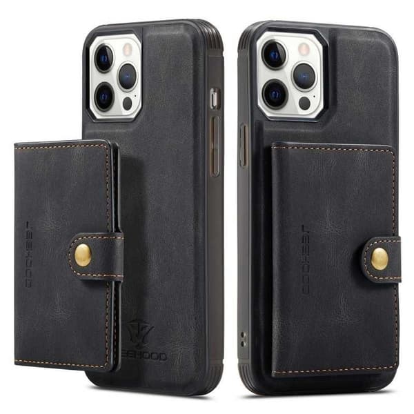 iPhone 13 Pro Max stødsikker etui med magnetisk kortholder JeeHood