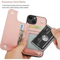 Miniatyrbillede 4 af 6: iPhone 13 Shockproof Cover Card Holder 3-SLOT Flippr V2