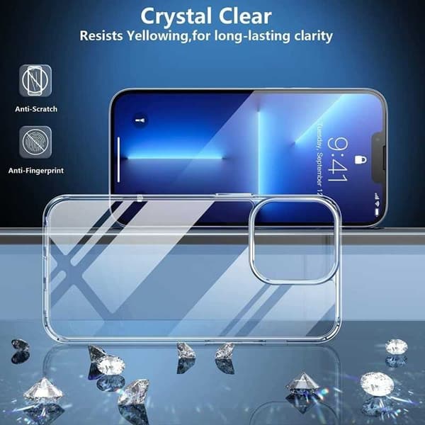 iPhone 13 Pro stødabsorberende silikonecover Enkelt