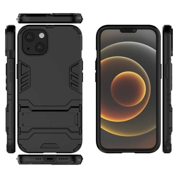 iPhone 13 Mini iskunkestävä kotelo jalustalla ThinArmor