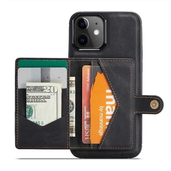 iPhone 13 Mini stødsikker etui med magnetisk kortholder JeeHood