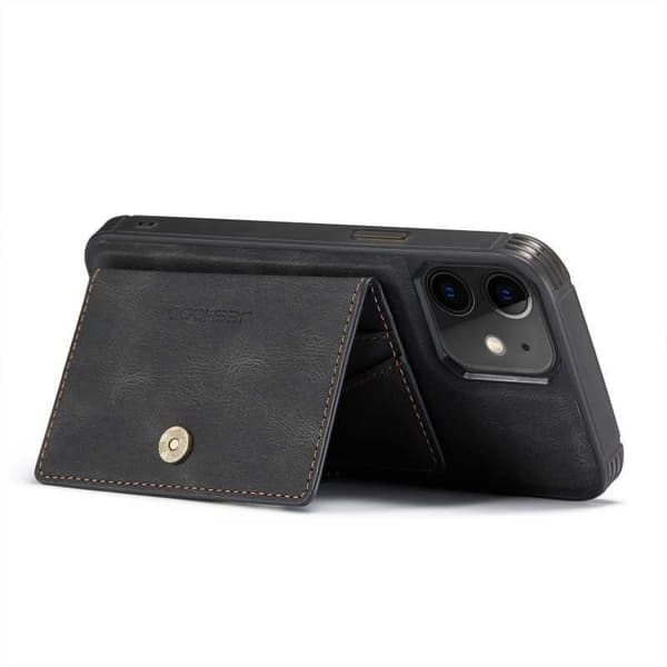 iPhone 13 Mini stødsikker etui med magnetisk kortholder JeeHood