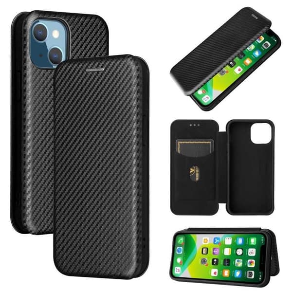 iPhone 13 Flip cover Kortrum CarbonDreams