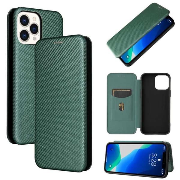 iPhone 13 Pro Max Flip Case Kortrum CarbonDreams