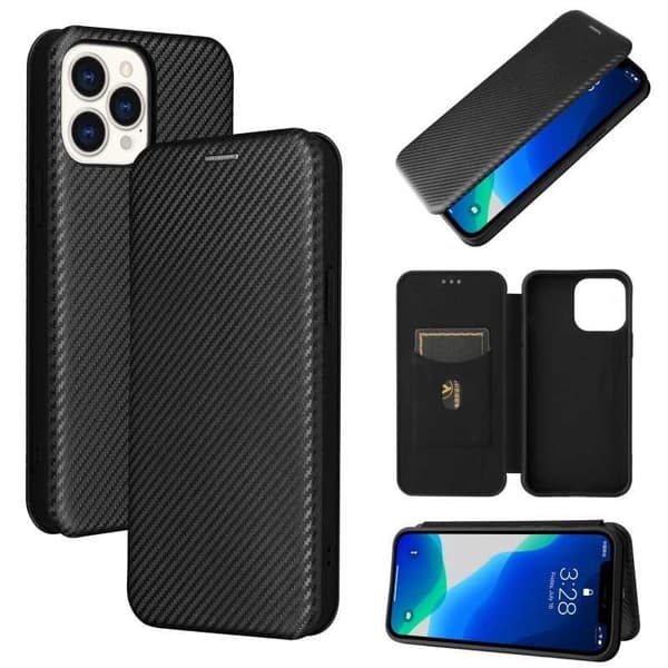 iPhone 13 Pro Max Flip Case Kortrum CarbonDreams