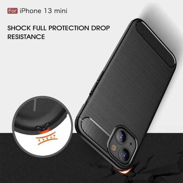 iPhone 13 Mini Shockproof Cover SlimCarbon