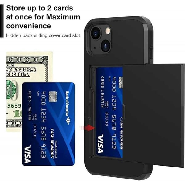 iPhone 13 Mini stødsikker etui med kortplads