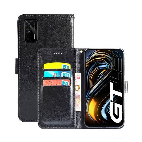 Lompakkokotelo 3-kortti Realme GT 5G : väri - musta