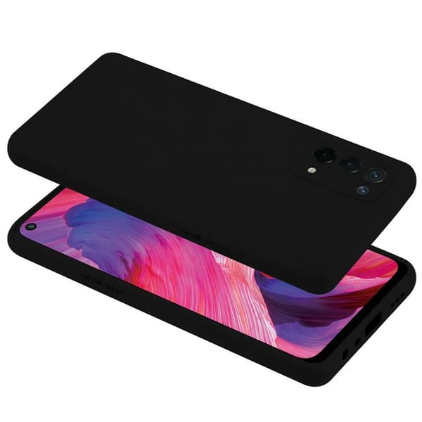 Silikonikuori Oppo A54 5G - musta