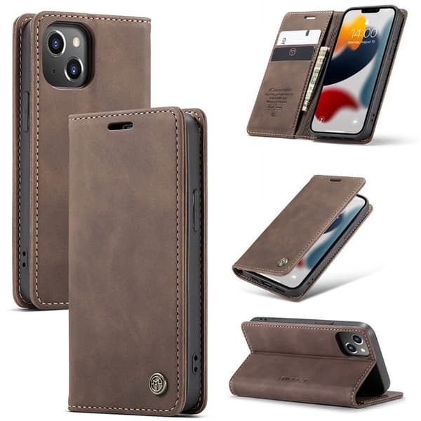CaseMe Smart FlipCase Apple iPhone 13 mini : farve - kaffe