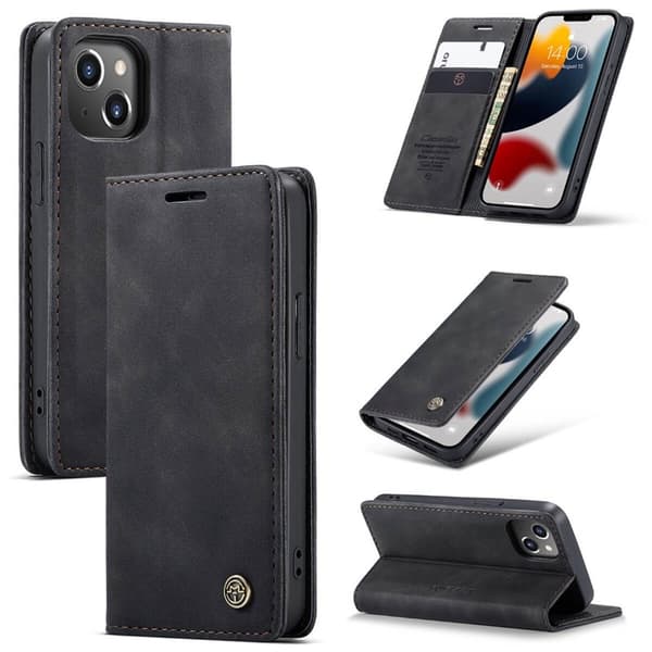 CaseMe Smart FlipCase Apple iPhone 13 mini : farve - sort