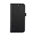 Miniatyrbillede 1 af 5: Wallet Læder Til 3 kort iPhone 13 Pro Max Sort