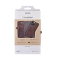 Miniatyrbillede 5 af 5: Wallet Læder Til 3 kort iPhone 13 Pro Max Brun
