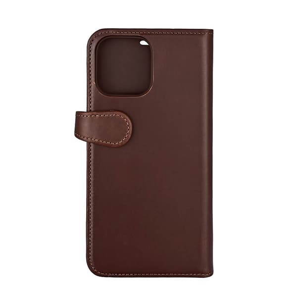 Wallet Læder Til 3 kort iPhone 13 Pro Max Brun