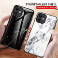 Miniatyrbild 3 av 7: iPhone 13 Pro Max Marmorskal 9H Härdat Glas Baksida Glassback V2