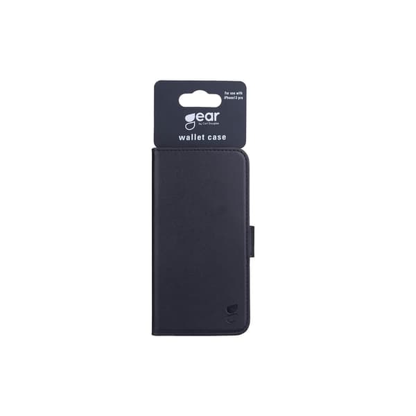 Gear iPhone 13 Pro Kotelo Korttitaskulla Musta